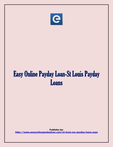 Payday Loans St Louis Online